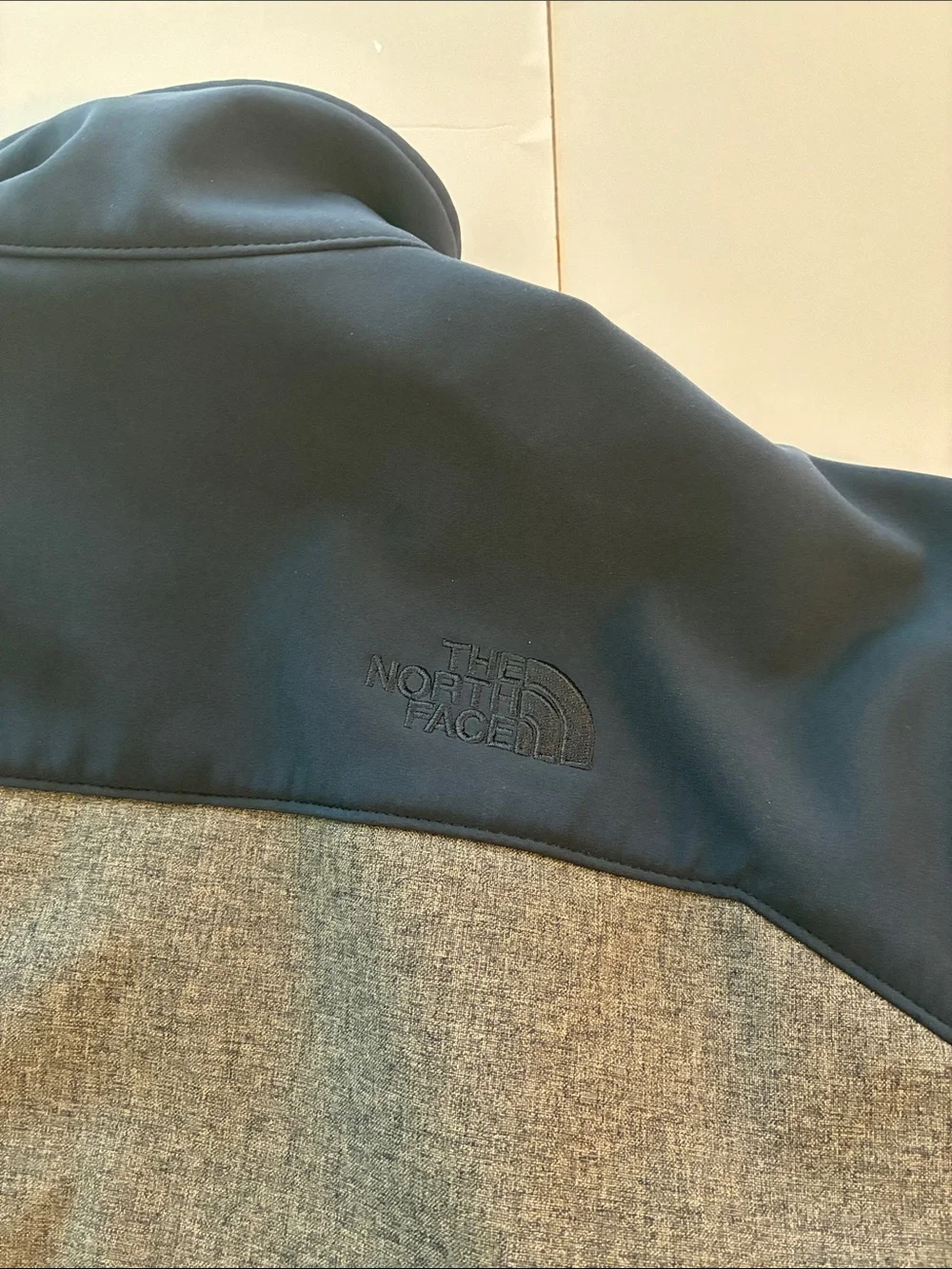 The North Face Men’s Two-Tone Black and Heather Gray Backpack